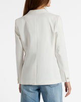 CARYN Double-Breasted Blazer in Cotton Stretch