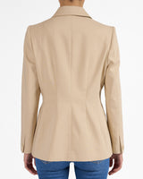 MARA Asymmetrical Blazer in Cotton Stretch