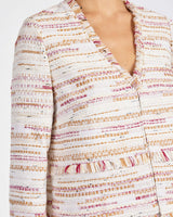 REGGIE Cropped Jacket in Modern Tweed