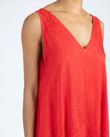 LUCINDA Relaxed Maxi Dress In Fluid Satin