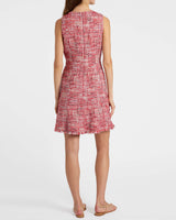 CURONA Sleeveless Sheath Dress in Modern Tweed