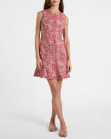 CURONA Sleeveless Sheath Dress in Modern Tweed