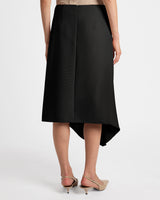 MYNA Asymmetrical Midi-Length Skirt