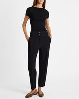 TANIA Slim Pant in Stretch Punto Milano