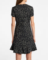 MOIRA A-Line Sheath Dress in Stretch Jacquard