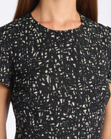 MOIRA A-Line Sheath Dress in Stretch Jacquard