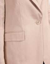 GENNY Single-Breasted Jacket in Cotton Stretch