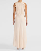 SASHA Hi-Low Dress in Silk Crepe De Chine