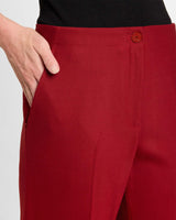 BETH Mid-Rise Flared Pant in Wool Stretch