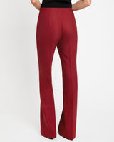 BETH Mid-Rise Flared Pant in Wool Stretch