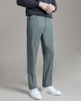Sage Cotton & Cashmere Pant, Made in Italy