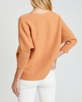 SARVA Cashmere Blend Boxy Sweater with Subtle Lurex