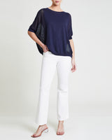 LEVI Short Sleeve Mesh Knit with Lurex