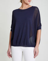 LEVI Short Sleeve Mesh Knit with Lurex