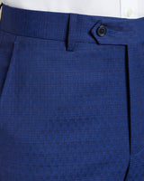 Navy Wool Stretch Comfort Pant, Made in Italy