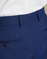 Navy Wool Stretch Comfort Pant, Made in Italy