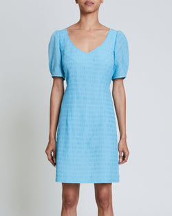 BIANCA Shift Dress with Puff Sleeves