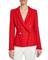 ALAIA Double Breasted Tweed Jacket