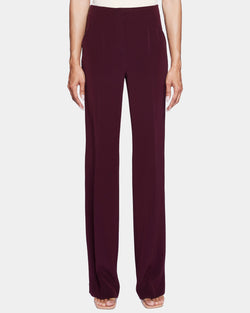DELLA Staight Leg Pants with Slanted Pockets in Fluid Cady