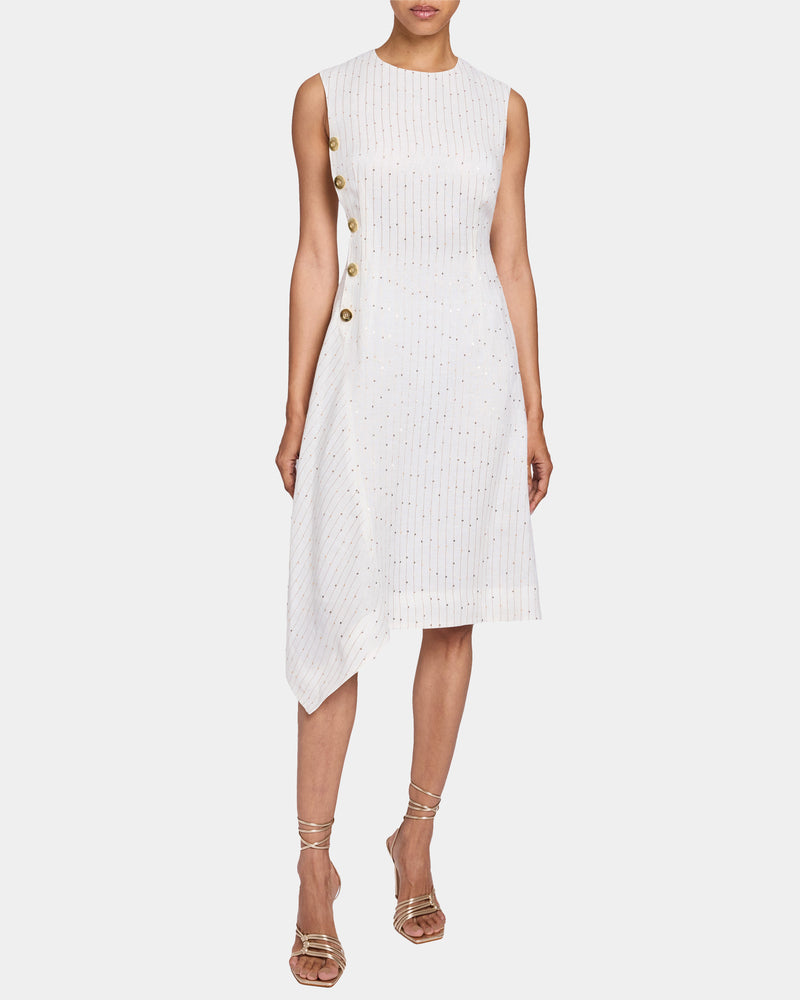 asymmetrical sheath dress Stylish Sheath Dress with Color Block Design Black-Grey / XL