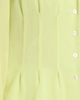 WINNIE Long Sleeve Buttoned Blouse in Silk Georgette