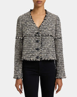 REGINA Relaxed Fit Jacket in Modern Tweed