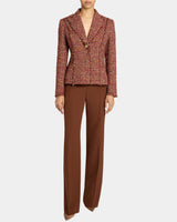 TRISH Jacket with Fringe Detail in Luxury Tweed