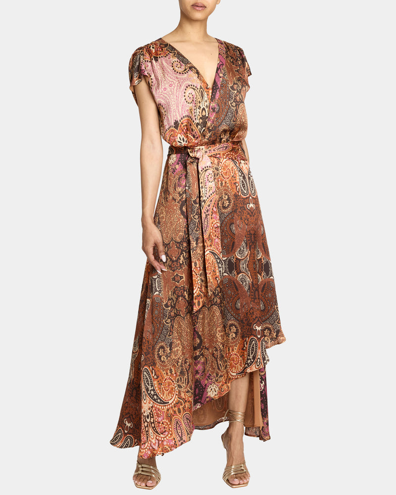 charmeuse midi dress Santorelli