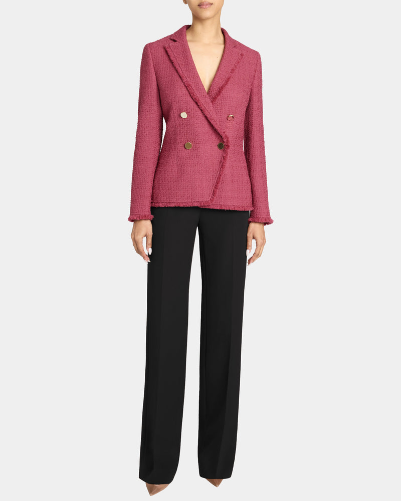 ALAIA Double-Breasted Tweed Jacket