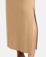 HALLE Midi Slim Cashmere Blend Knit Skirt