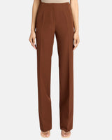 DELLA Straight Leg Pants in Soft Stretch Crepe