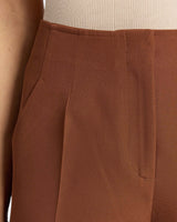 DELLA Straight Leg Pants in Soft Stretch Crepe