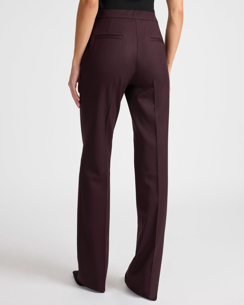 AMARA Straight Leg Pant in Virgin Wool Stretch.