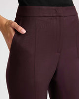 AMARA Straight Leg Pant in Virgin Wool Stretch.