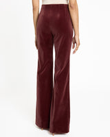 ELIZABETH Flared Leg Pant in Luxury Velvet