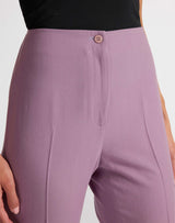 ELIZABETH Flared Leg Pant in Virgin Wool Stretch