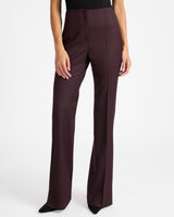 ELIZABETH Flared Leg Pant in Virgin Wool Stretch