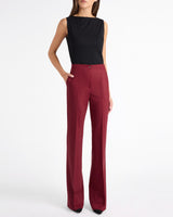 BETH Flared Pant in Virgin Wool Stretch