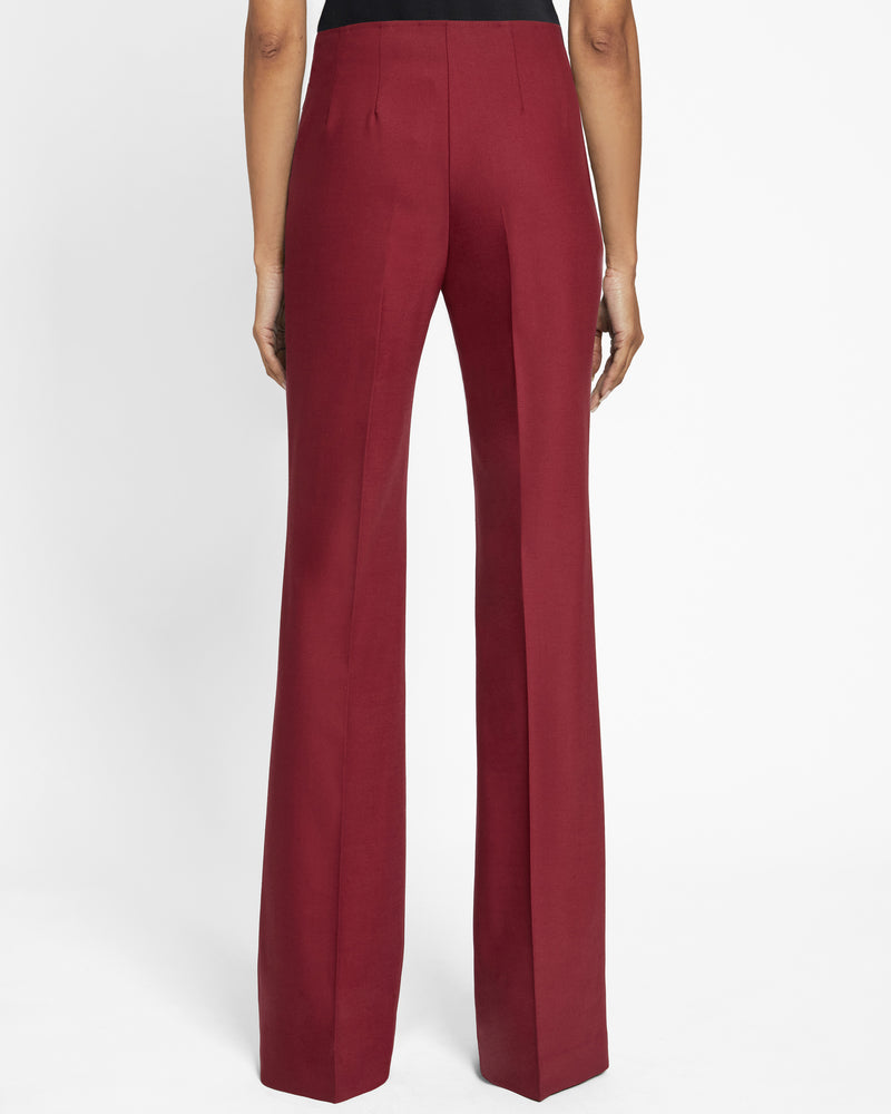 BETH Flared Pant in Virgin Wool Stretch