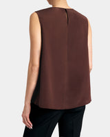 DEMI Sleeveless Top in Silk Charmeuse