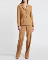 FEBE Crepe Jacket with Bucket Pockets