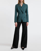MALLI Single Button Wool Stretch Jacket