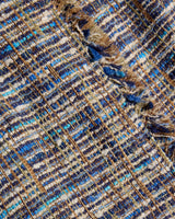 TUSCANY Cap Sleeve V-Neck Sheath Tweed Dress