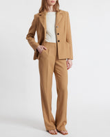 FEBE Crepe Jacket with Bucket Pockets