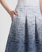 KEELY Sleeveless Midi Dress in Modern Ombre Tweed