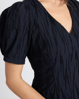 BIANCA Shift Dress in Abstract Jacquard