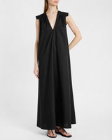 NIU Cap Sleeve Maxi Cotton Dress