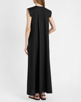 NIU Cap Sleeve Maxi Cotton Dress