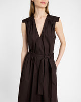 NIU Cap Sleeve Maxi Cotton Dress