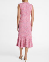 ANDI Sleeveless Sheath Tweed Dress